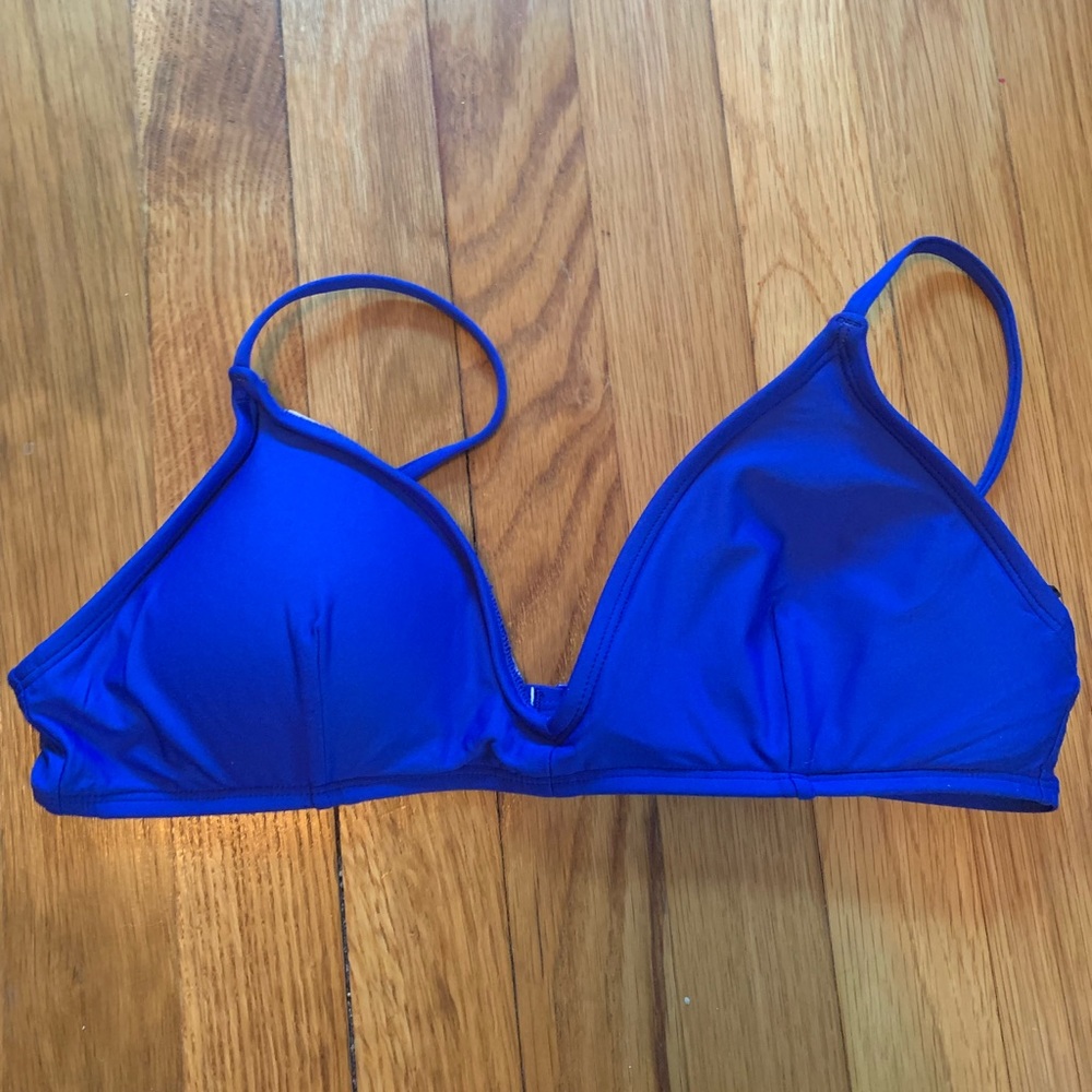 J. Crew Blue Bikini Top